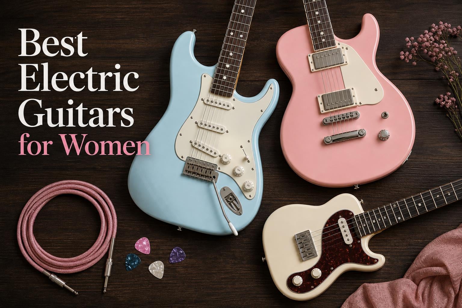 best electric guitars for women