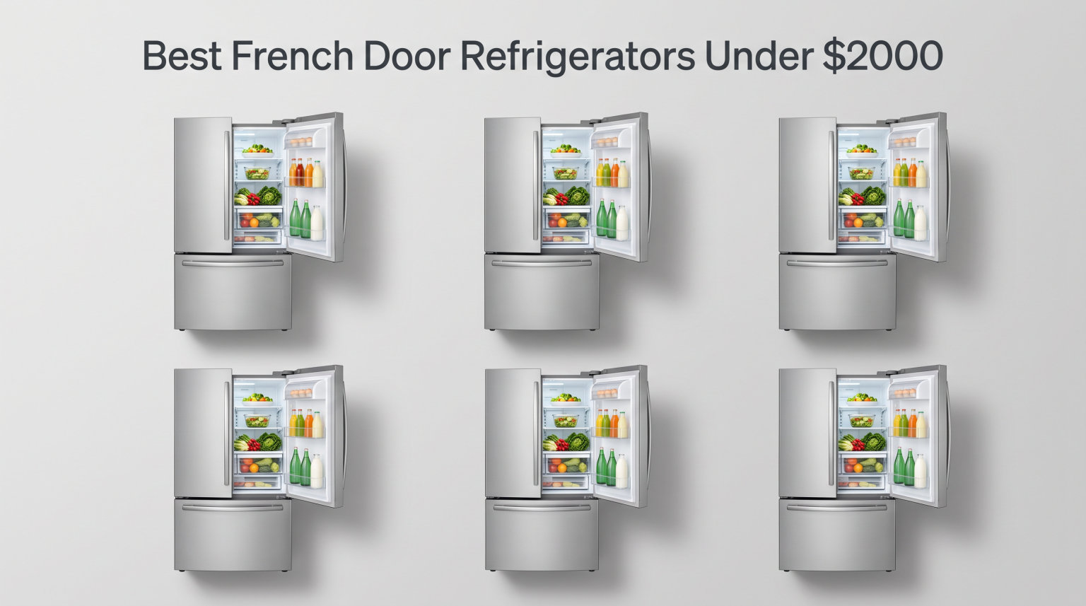 Best French Door Refrigerators Under $2000