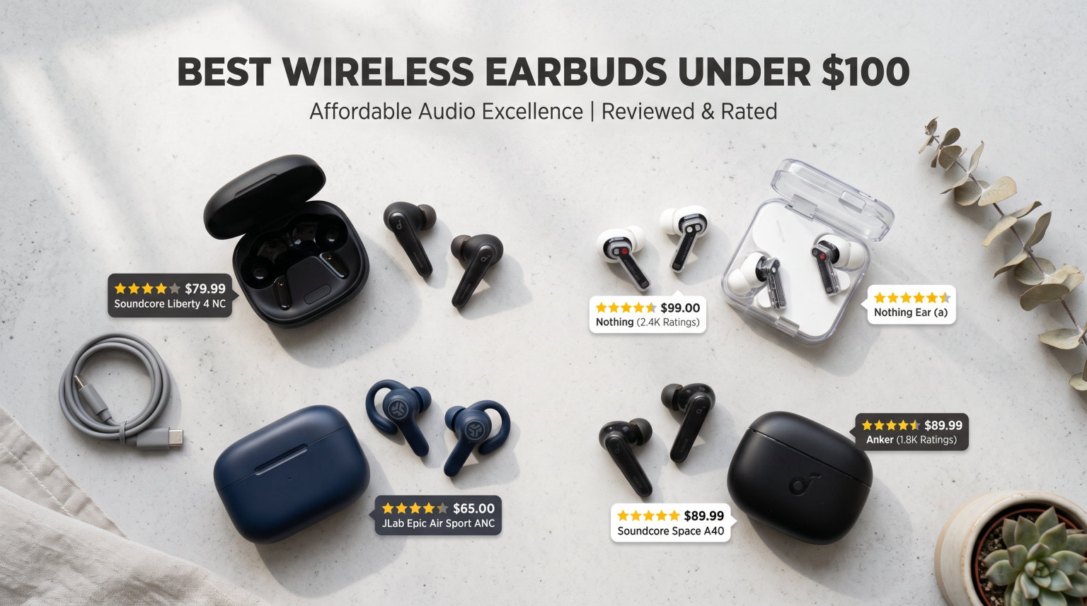 Best Wireless Earbuds Under $100
