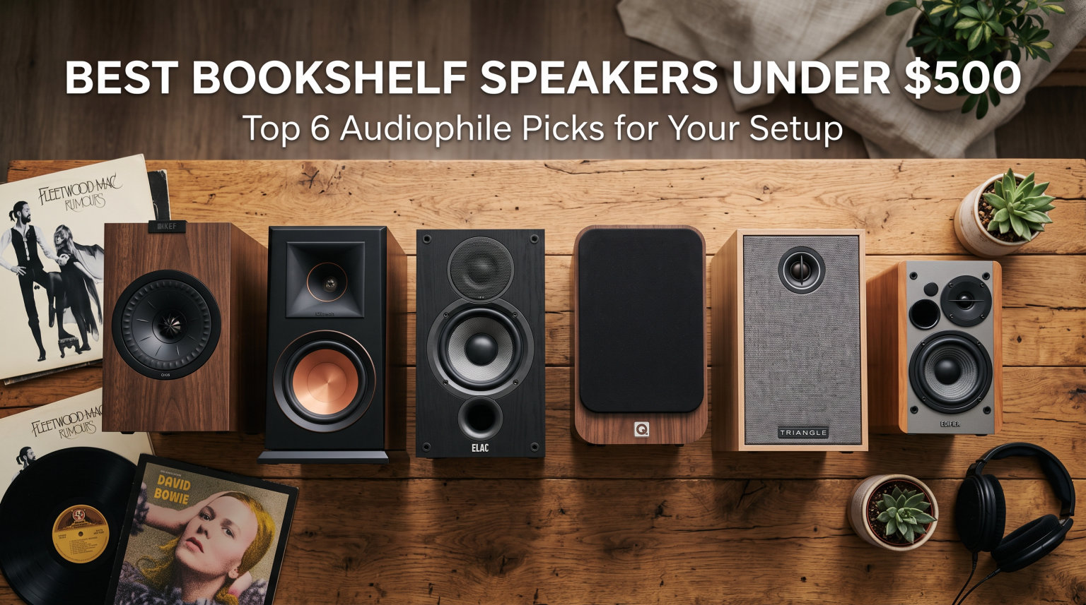 Best Bookshelf Speakers Under $500