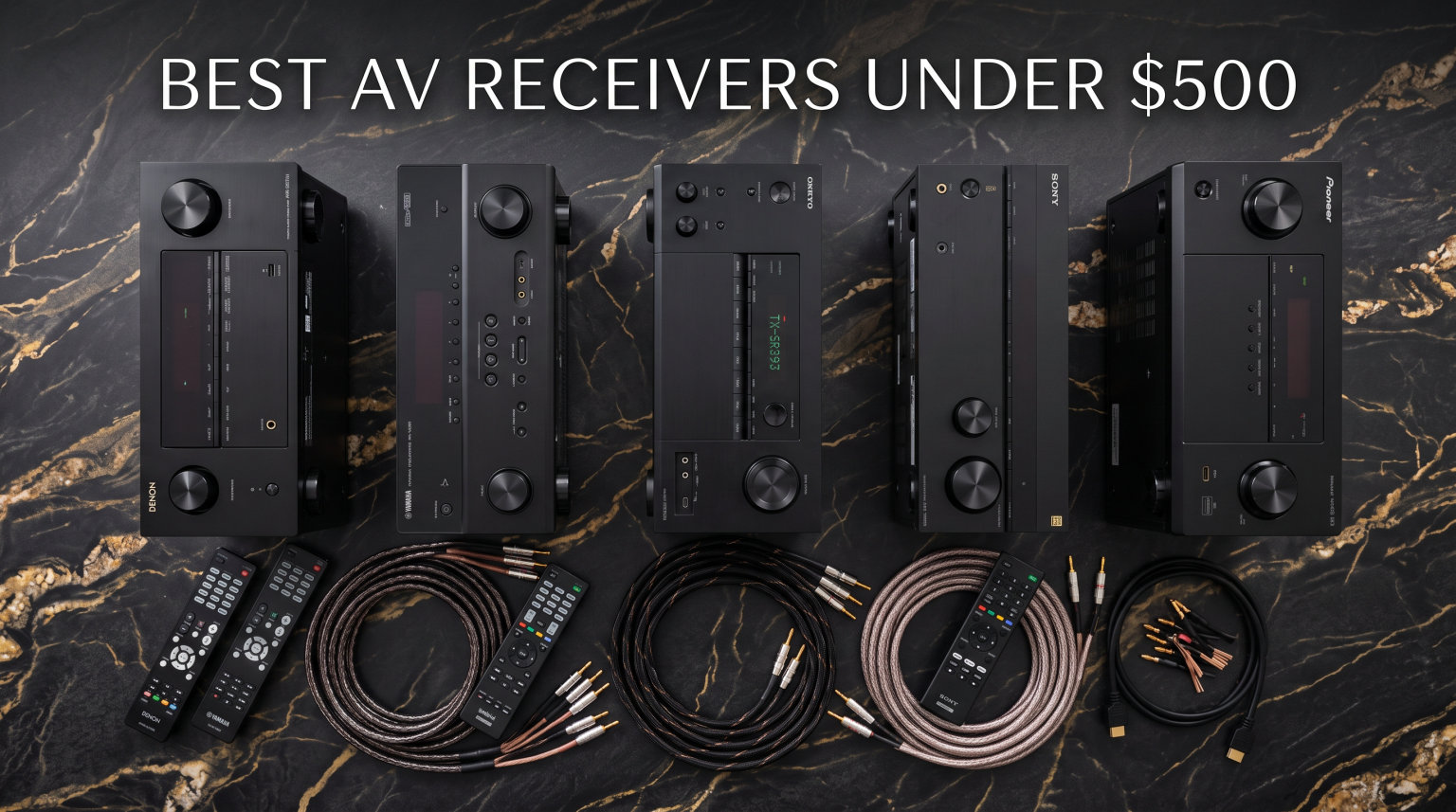 Best AV Receivers Under $500