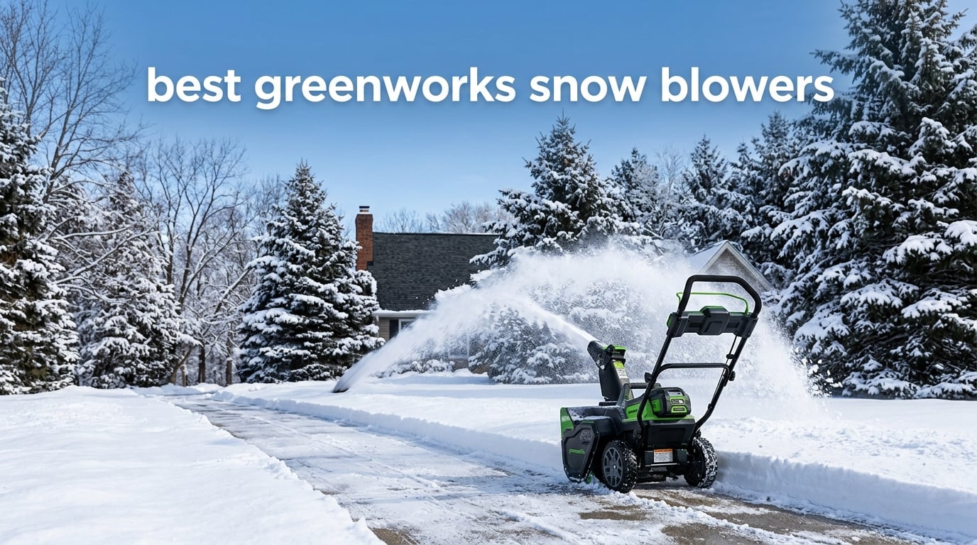 best greenworks snow blowers