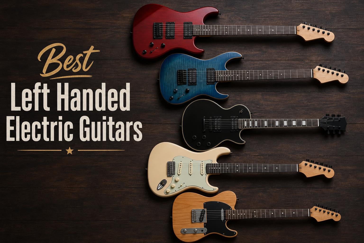 best left handed electric guitars