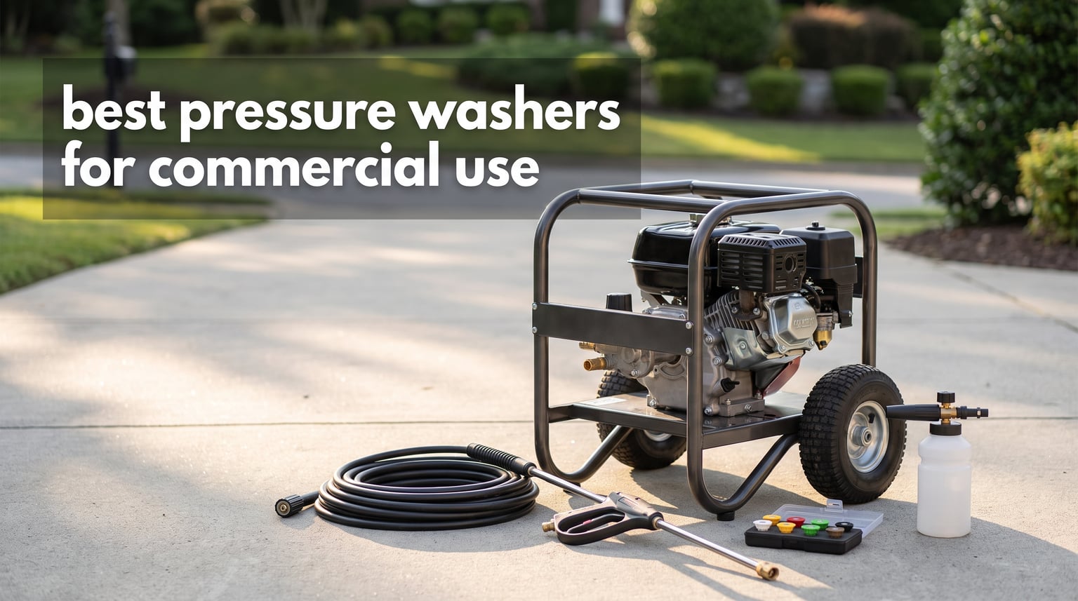 best pressure washers for commercial use