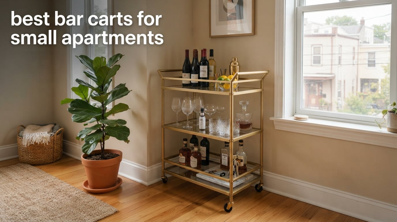 best bar carts for small apartments