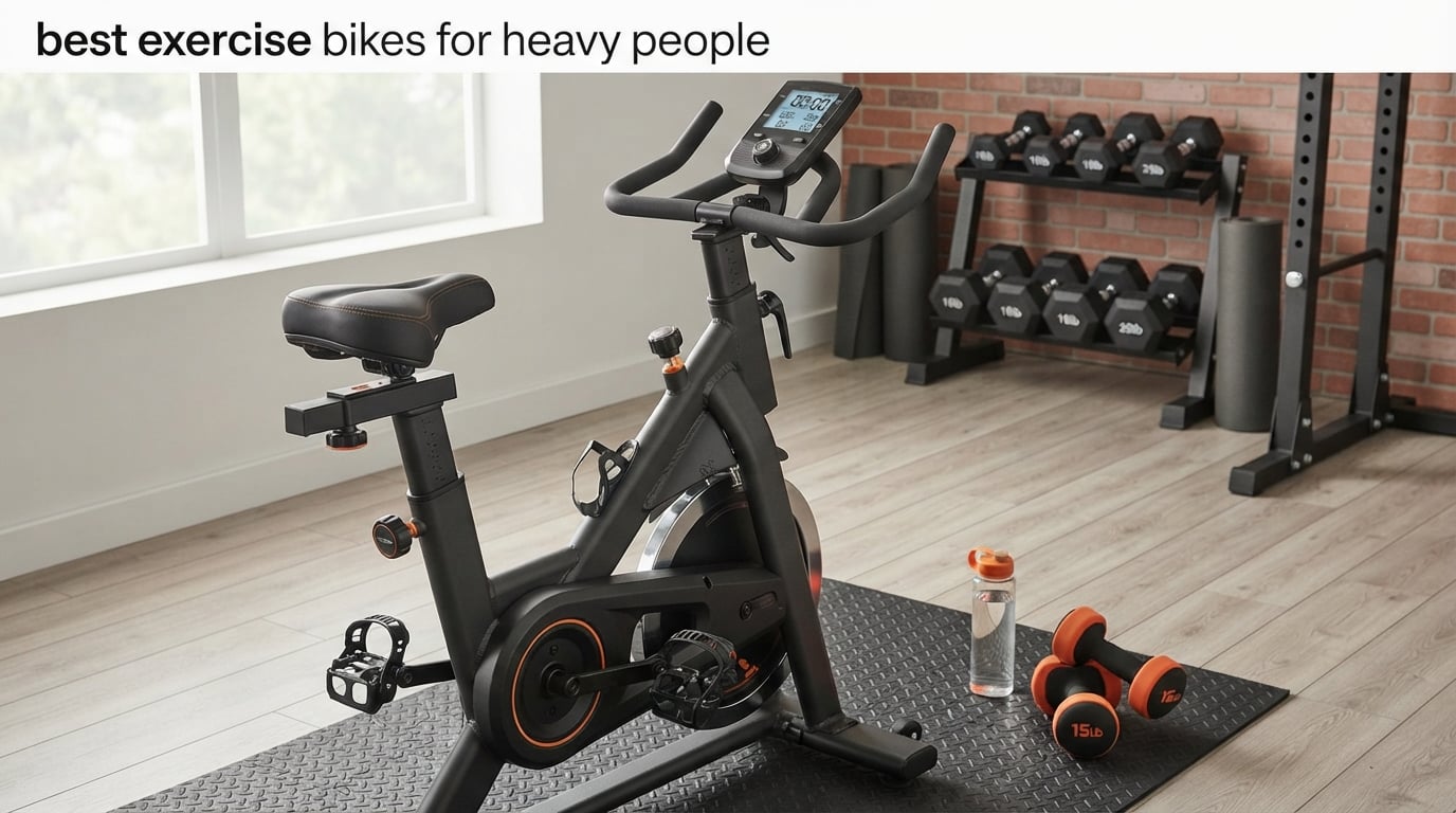 best exercise bikes for heavy people