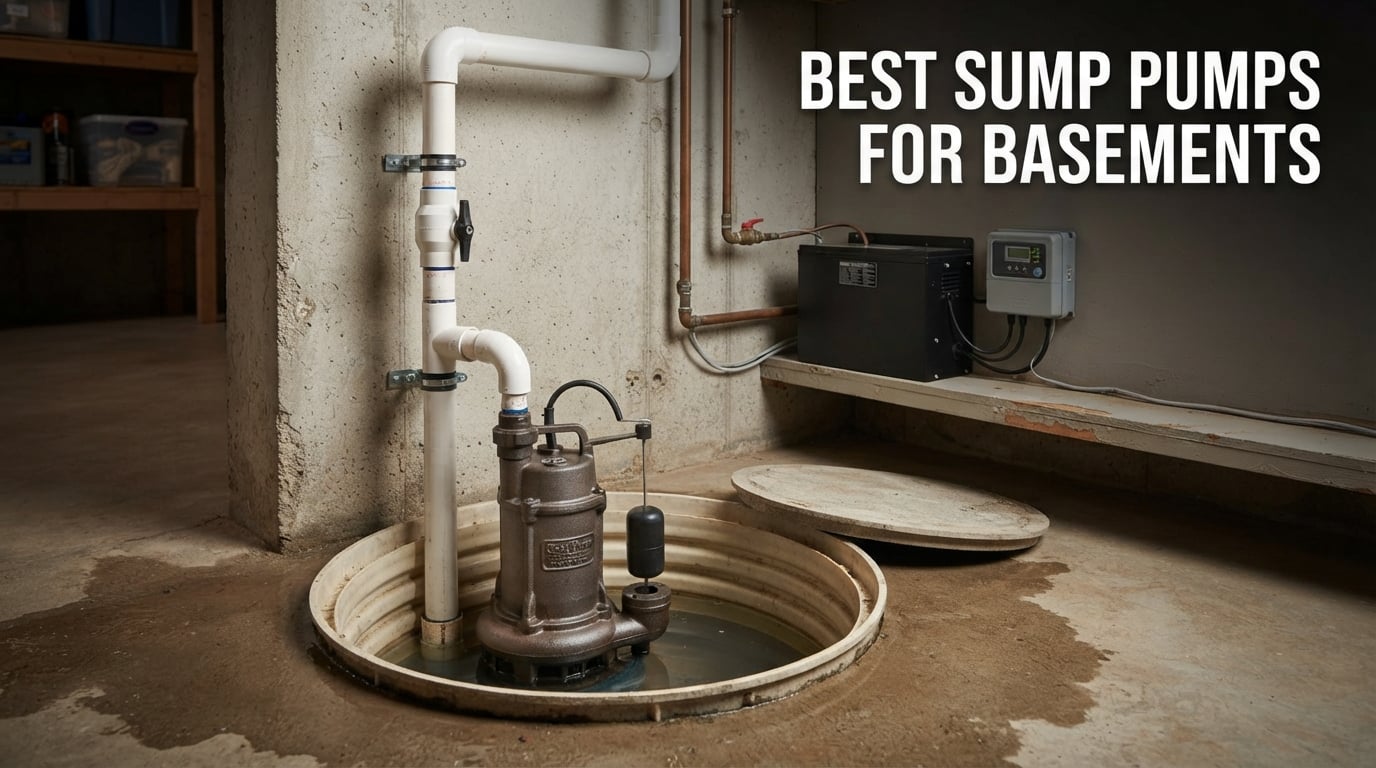 best sump pumps for basements
