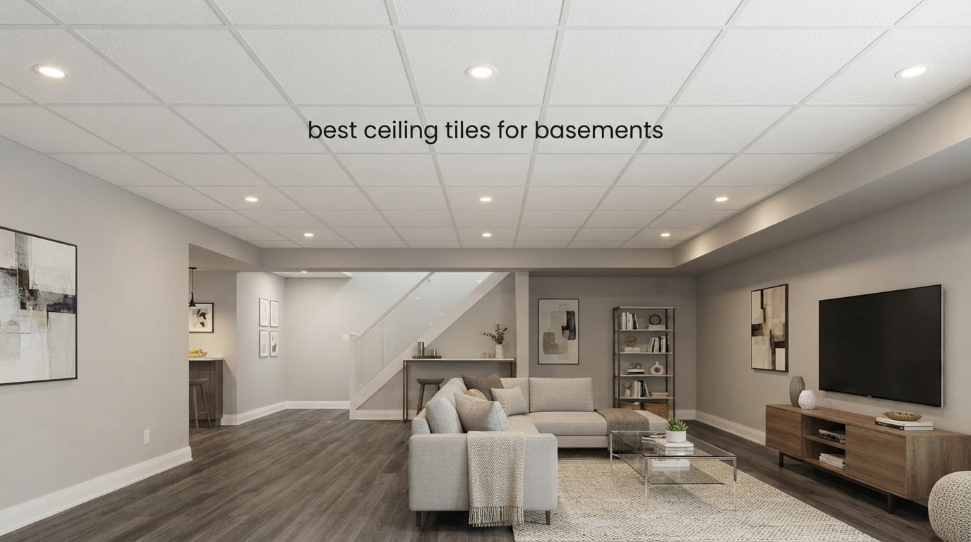 best ceiling tiles for basements