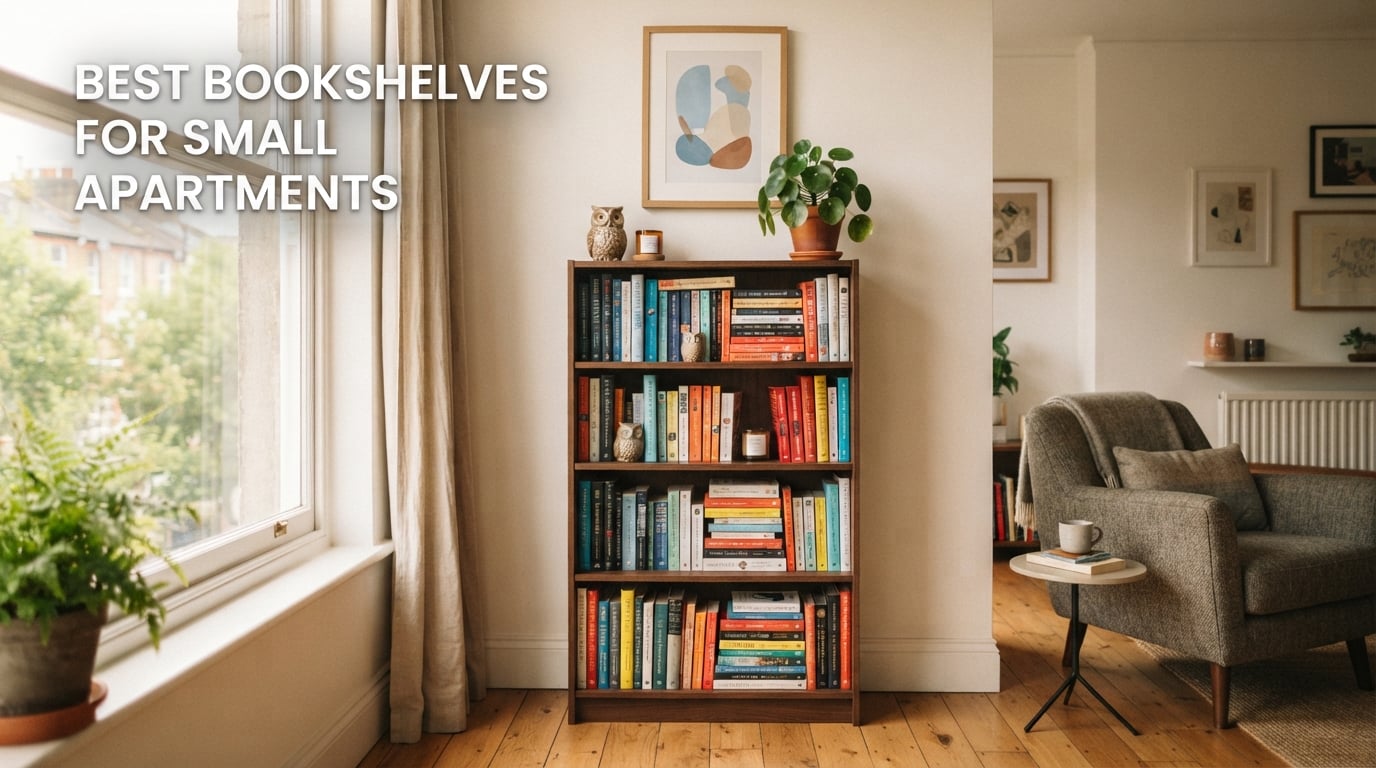 best bookshelves for small apartments