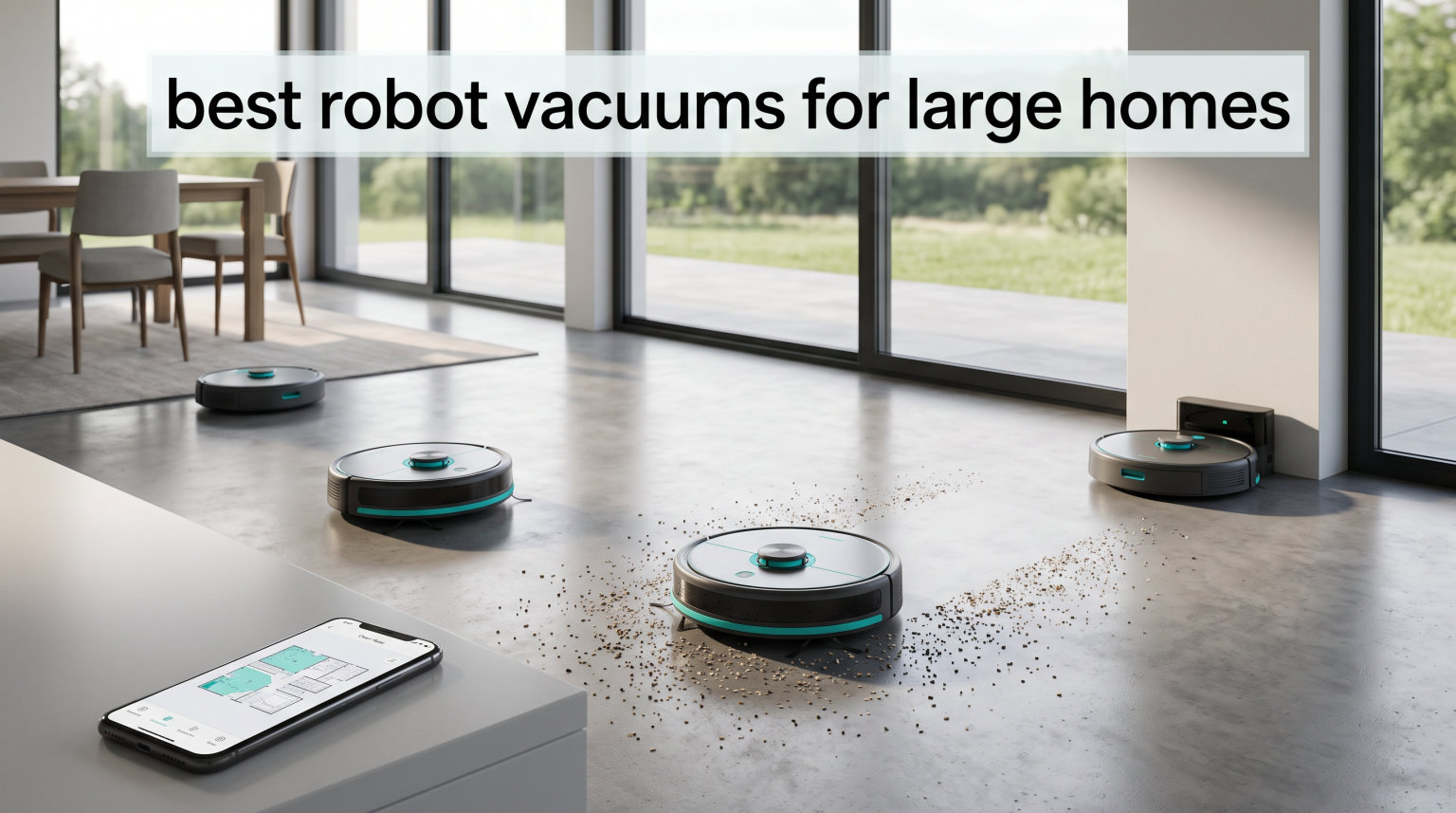 best robot vacuums for large homes