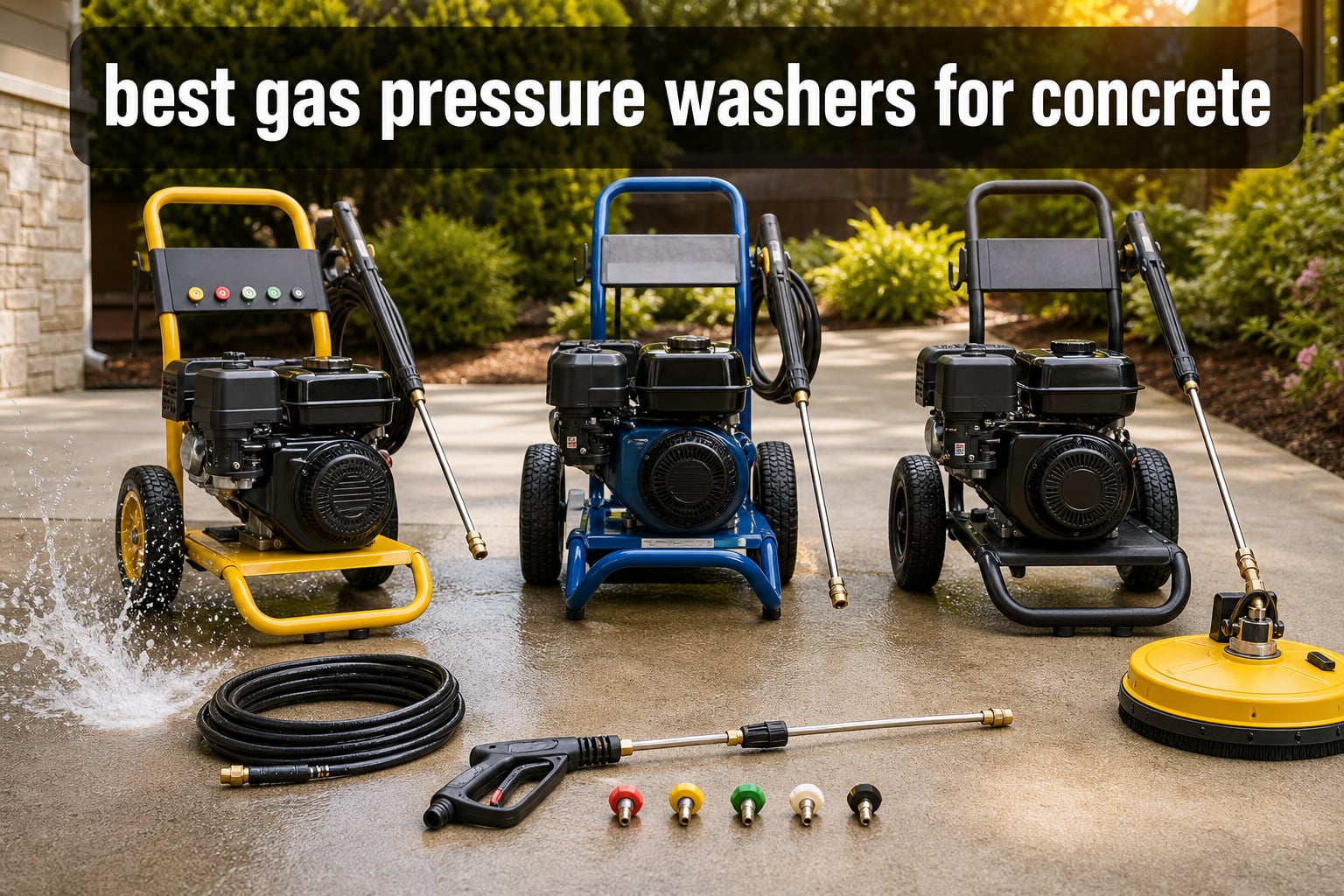 best gas pressure washers for concrete