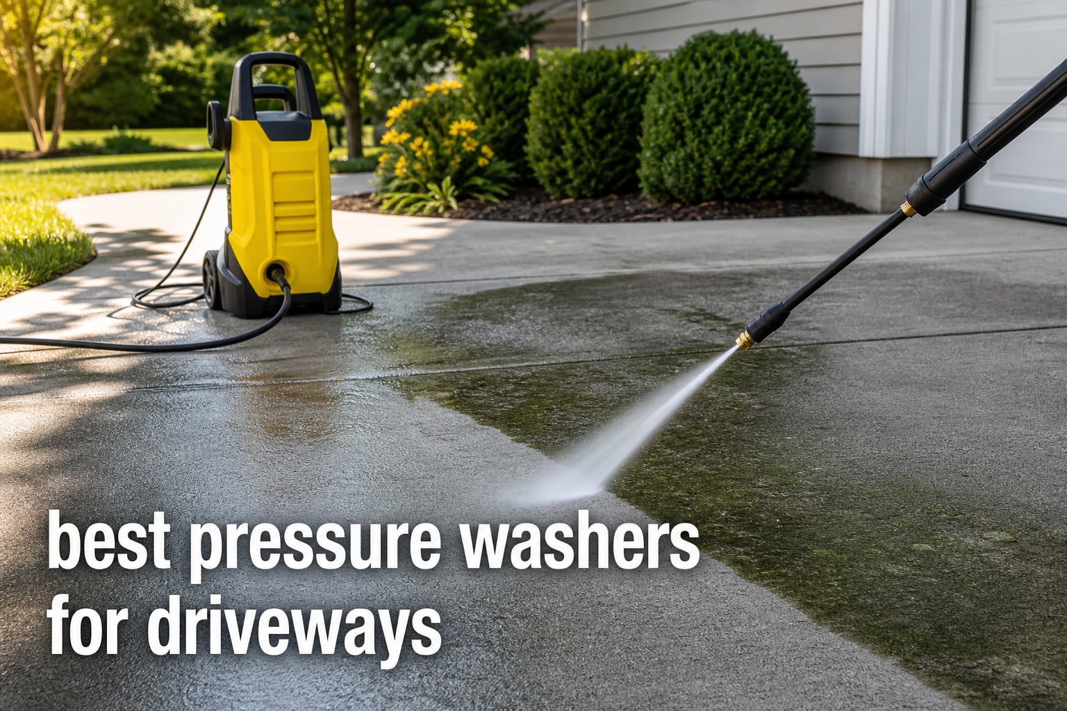 best pressure washers for driveways