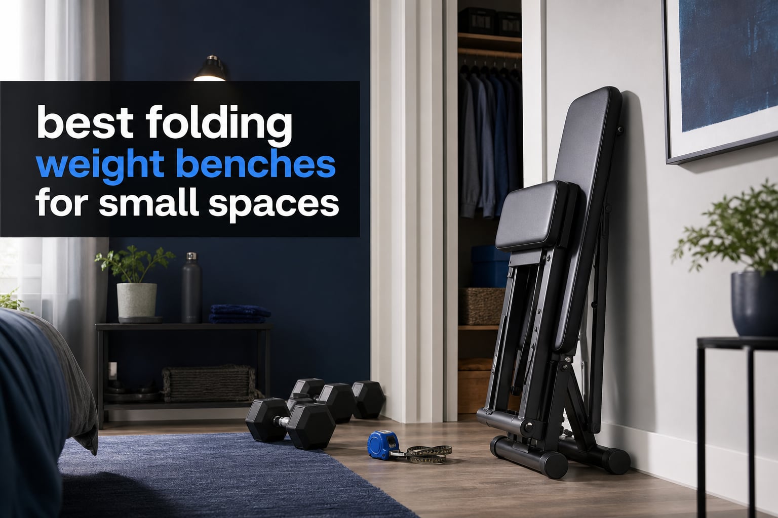 best folding weight benches for small spaces