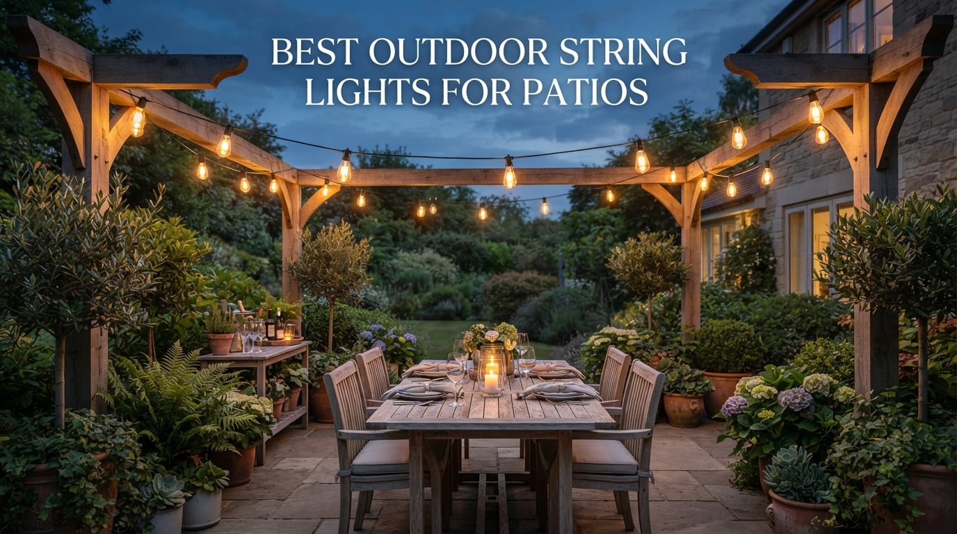 best outdoor string lights for patios