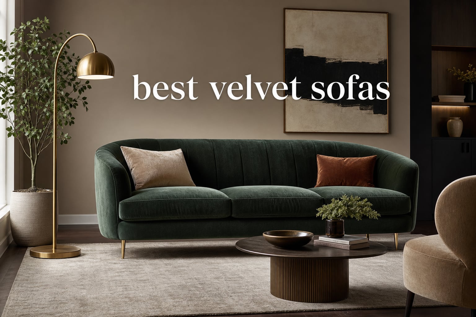 best velvet sofas