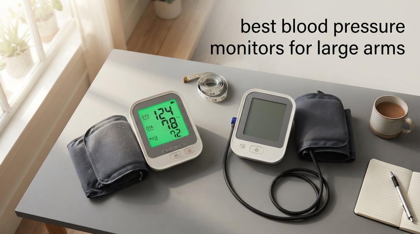 best blood pressure monitors for large arms