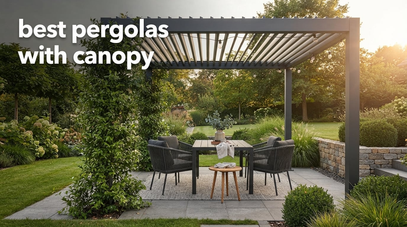 best pergolas with canopy