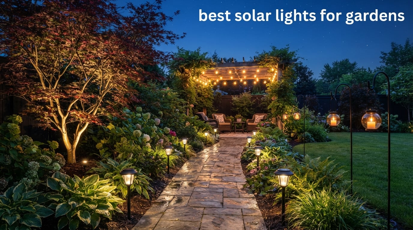 best solar lights for gardens