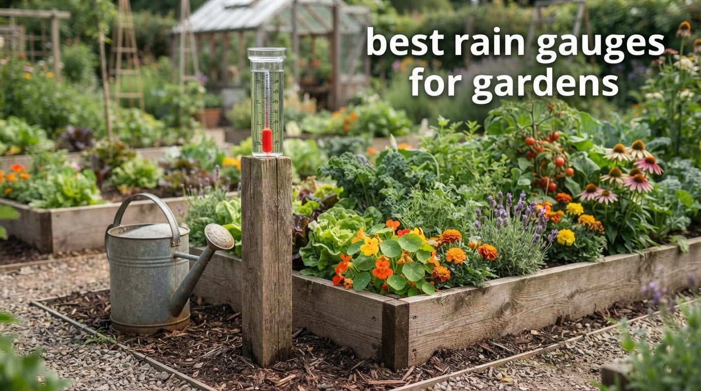 best rain gauges for gardens