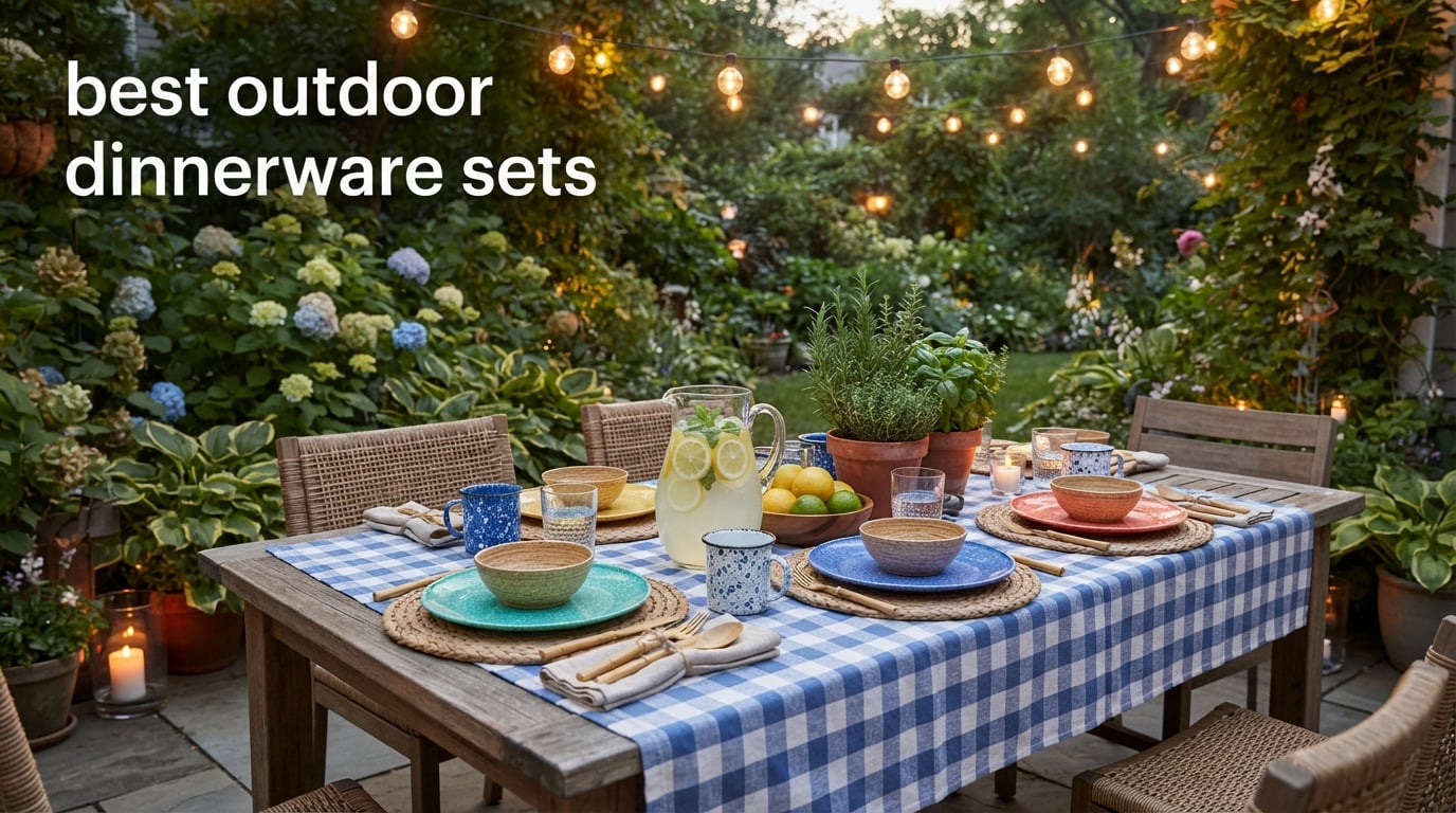 best outdoor dinnerware sets