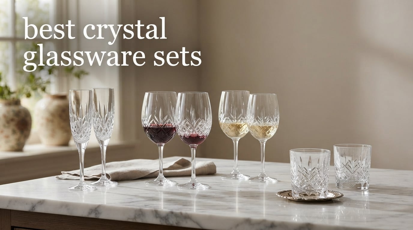 best crystal glassware sets