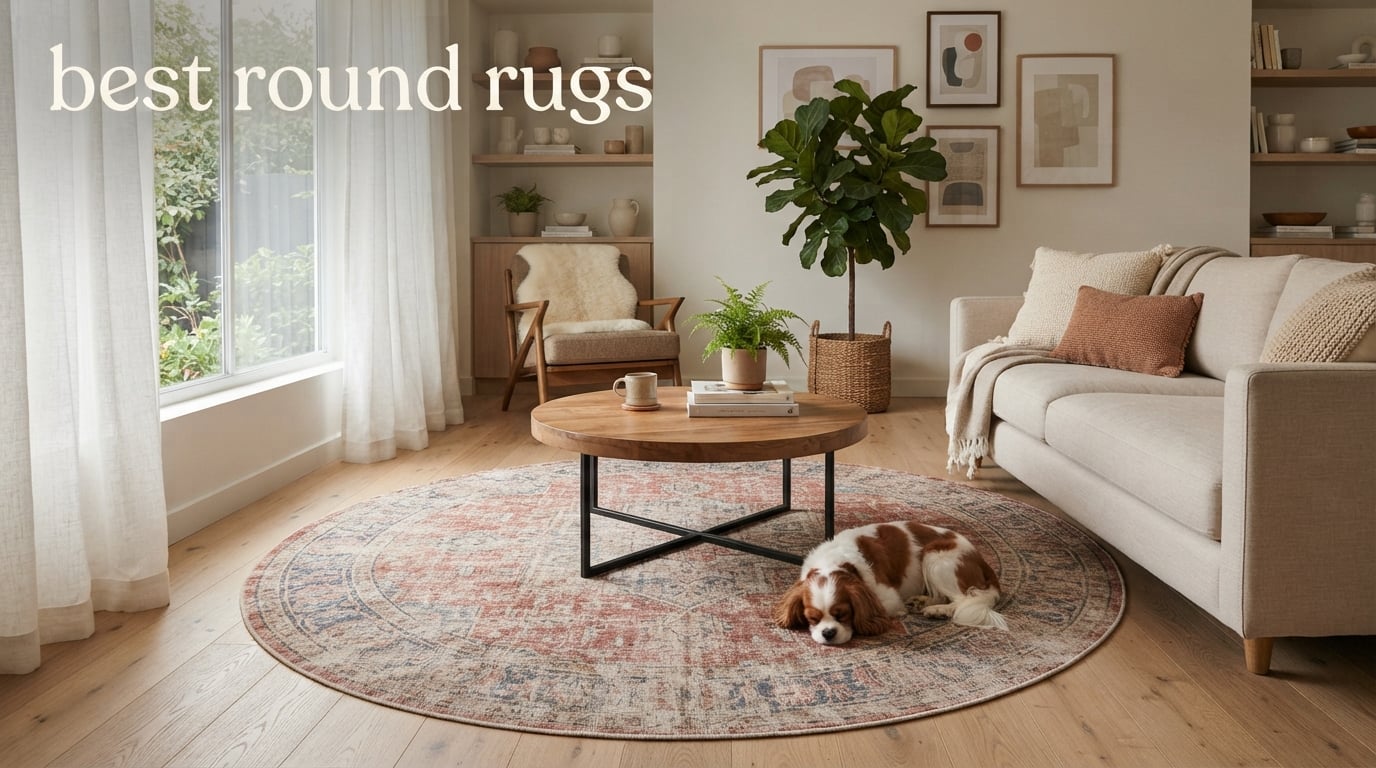 best round rugs