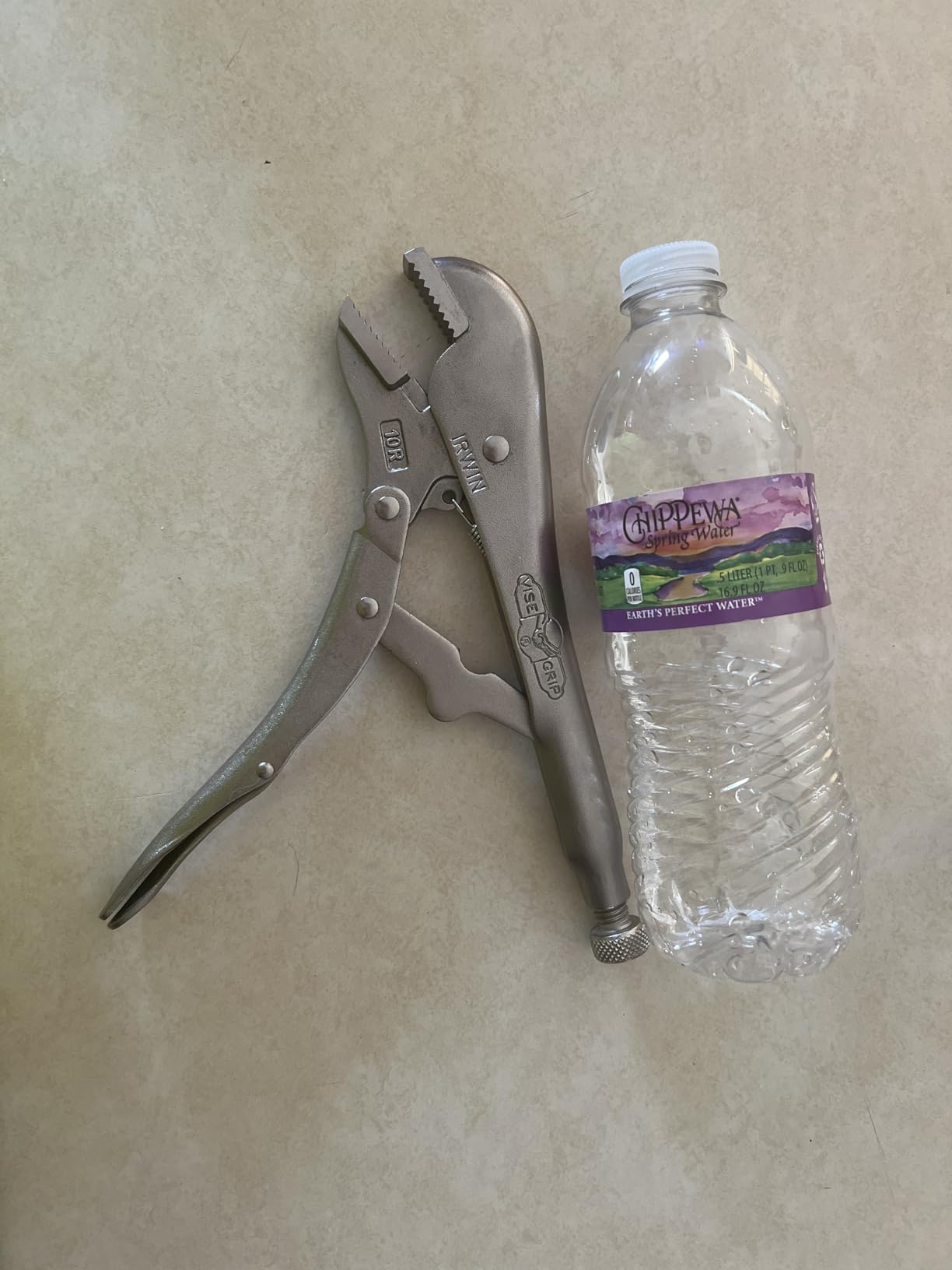 VISE-GRIP Original Locking Pliers, Straight Jaw, 10-inch (102L3) customer photo 1