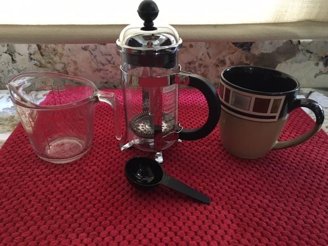 Bodum 34oz Chambord French Press Coffee Maker, High-Heat Borosilicate Glass, Polished Stainless Steel - Made in Portugal customer photo 1