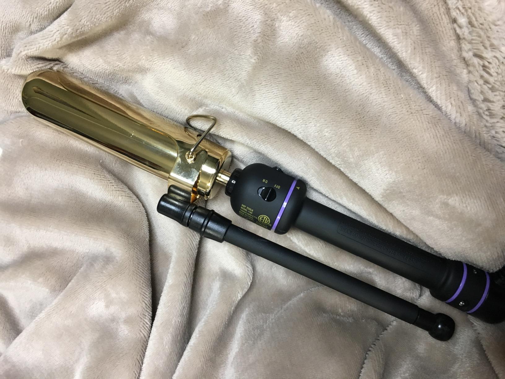 Pro Artist 24K Gold Marcel Iron | Long Lasting Curls, Waves (1 in) customer photo 2