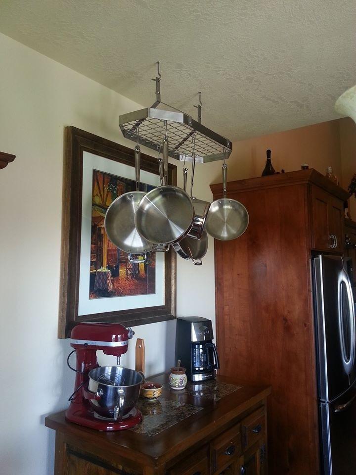 Cuisinart Octagonal Hanging Cookware Rack, Stainless steel customer photo 2