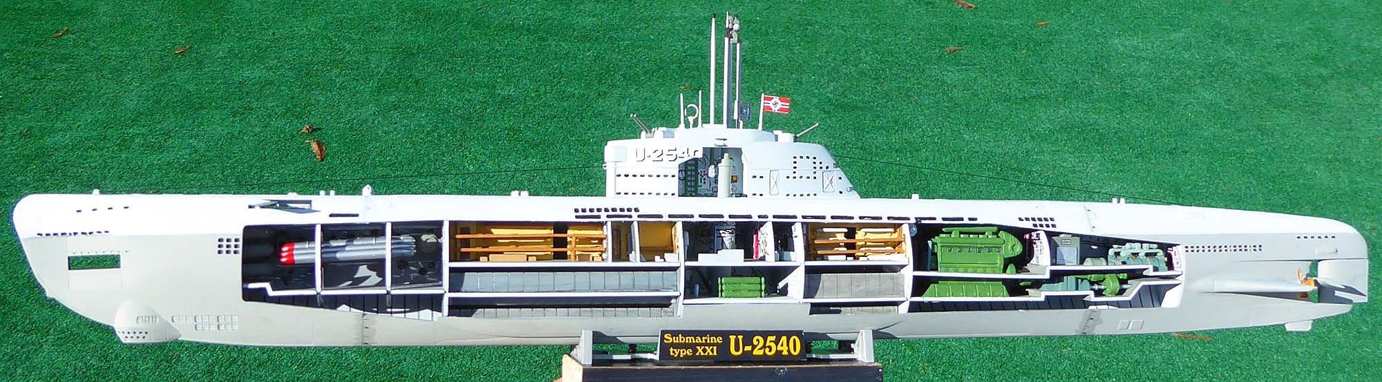 Revell 05078 U-Boat XXI Type w. Interieur Model Kit customer photo 2