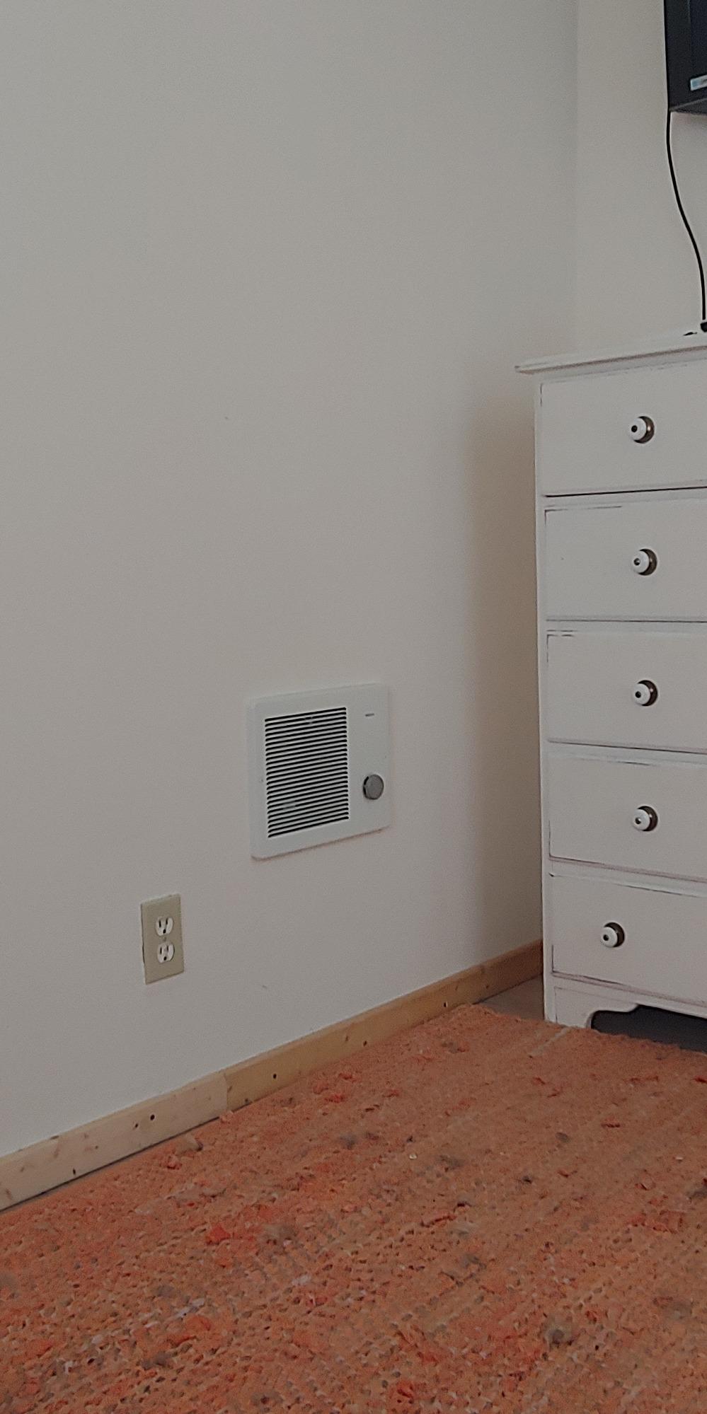 Broan-NuTone Wall Heater, White Grille Heater with Built-In Adjustable Thermostat, 750/1500W, 120/240V AC customer photo 1