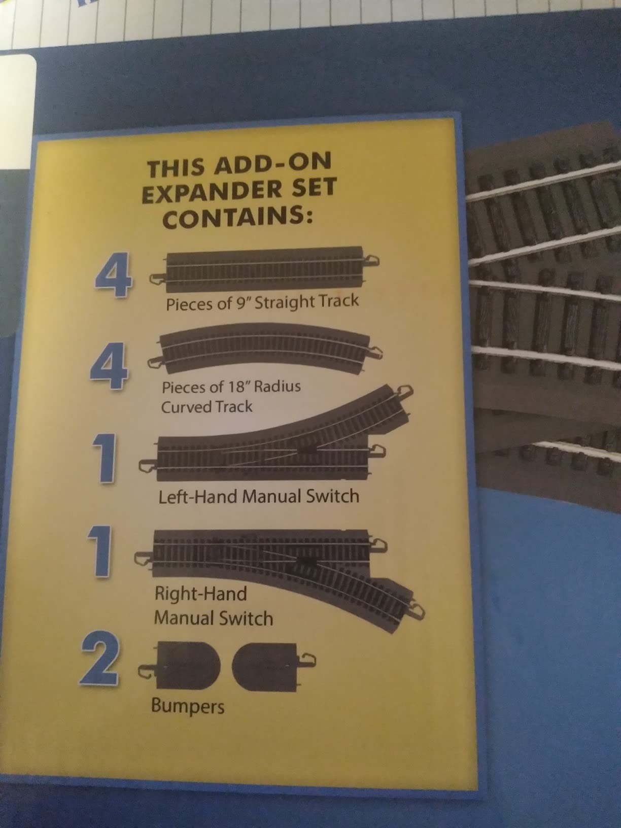 Bachmann Trains E-Z Track Layout Expander Set Steel Alloy Rail HO Scale | Snap-Fit E-Z Track, Layout Expander Set Add to your existing Starter Set create New Track Configurations, Steel Rail, 44494 customer photo 2
