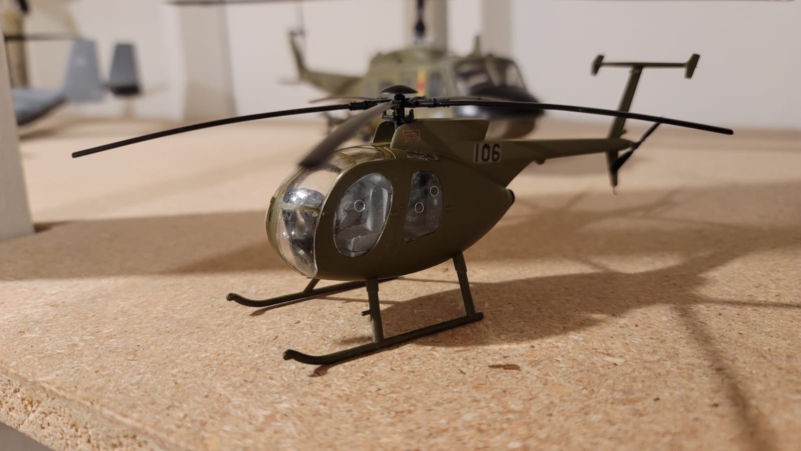 Academy Hughes 500D Police Helicopter Model Kit (1/48 scale) customer photo 2