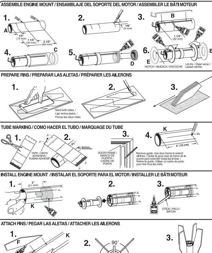 Estes 1948 Big Bertha Rocket-Building Kit, Intermediate Flying-Rocket-Model Kit for Ages 10+ customer photo 2