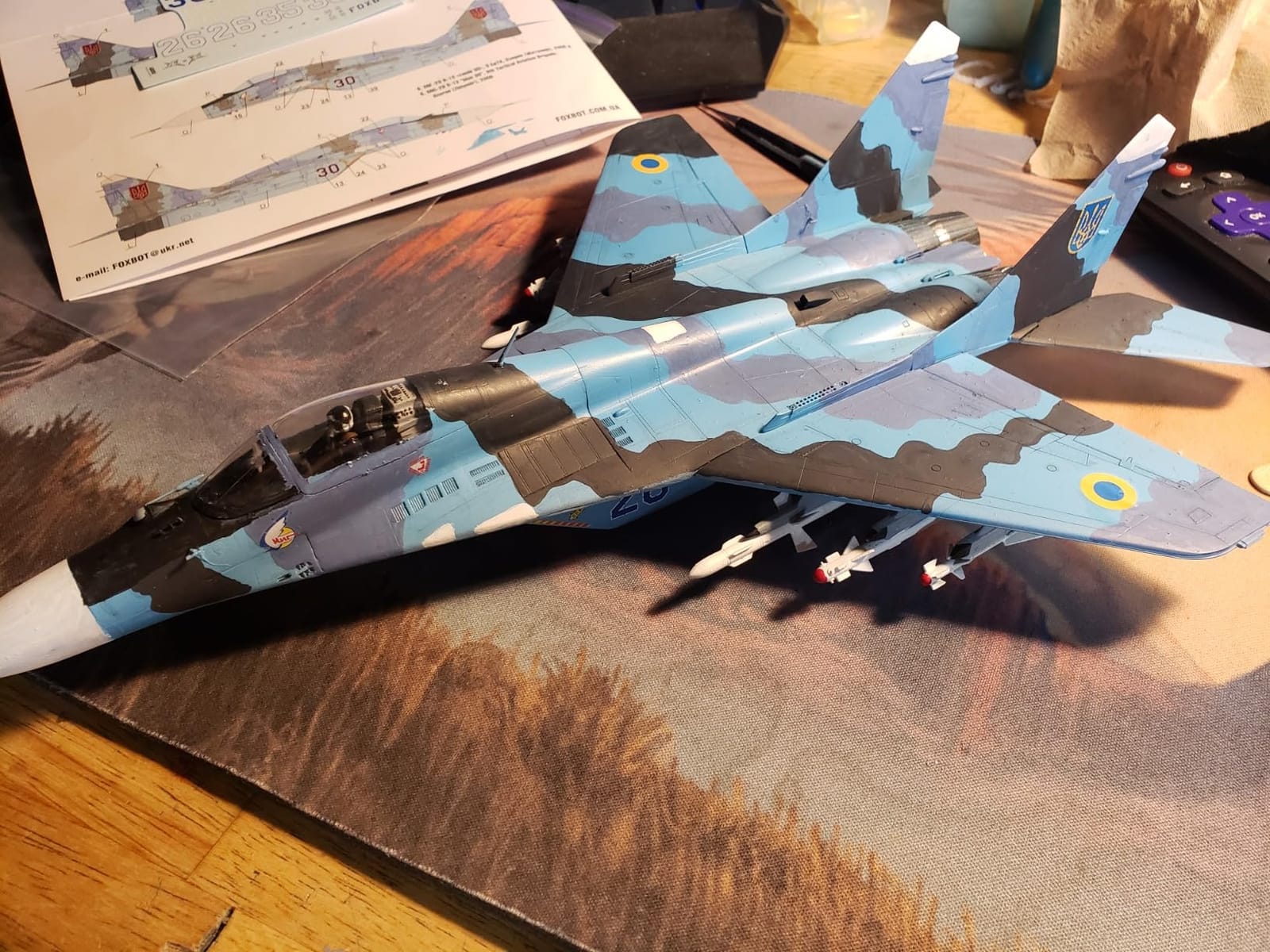 Academy 1/48 scale MIG-29A Fulcrum A customer photo 2