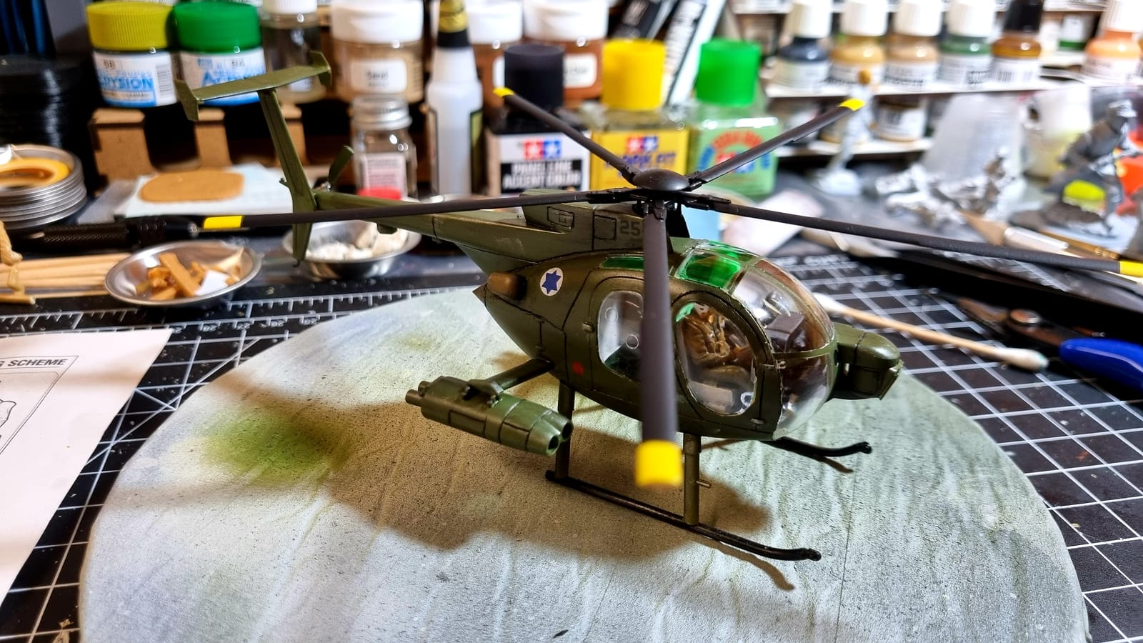 Academy Tow Defender 500D Helicopter Model Kit (1/48 scale) customer photo 2
