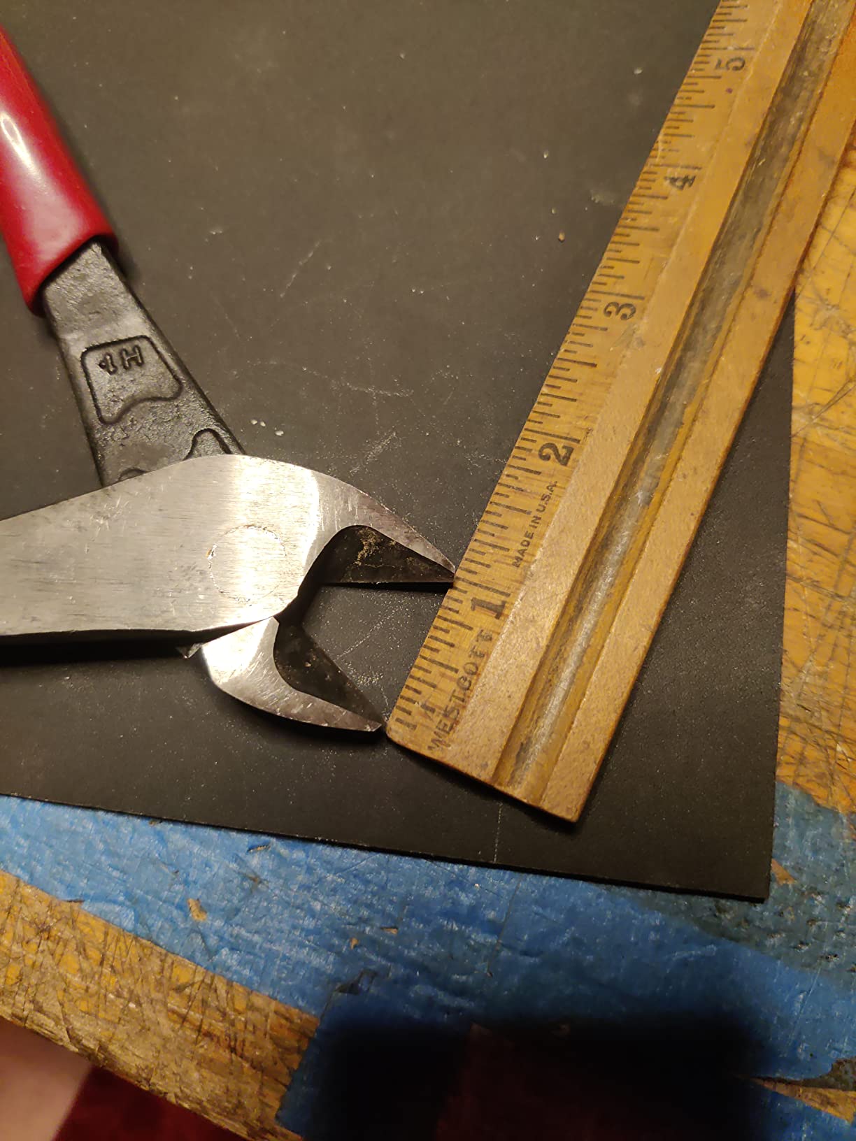 Klein Tools D248-9ST Diagonal Cutting Pliers, Made in USA, Ironworker's Diagonal Cutters with High Leverage Design, Works as Rebar Cutter and Rebar Bender, 9-Inch customer photo 2
