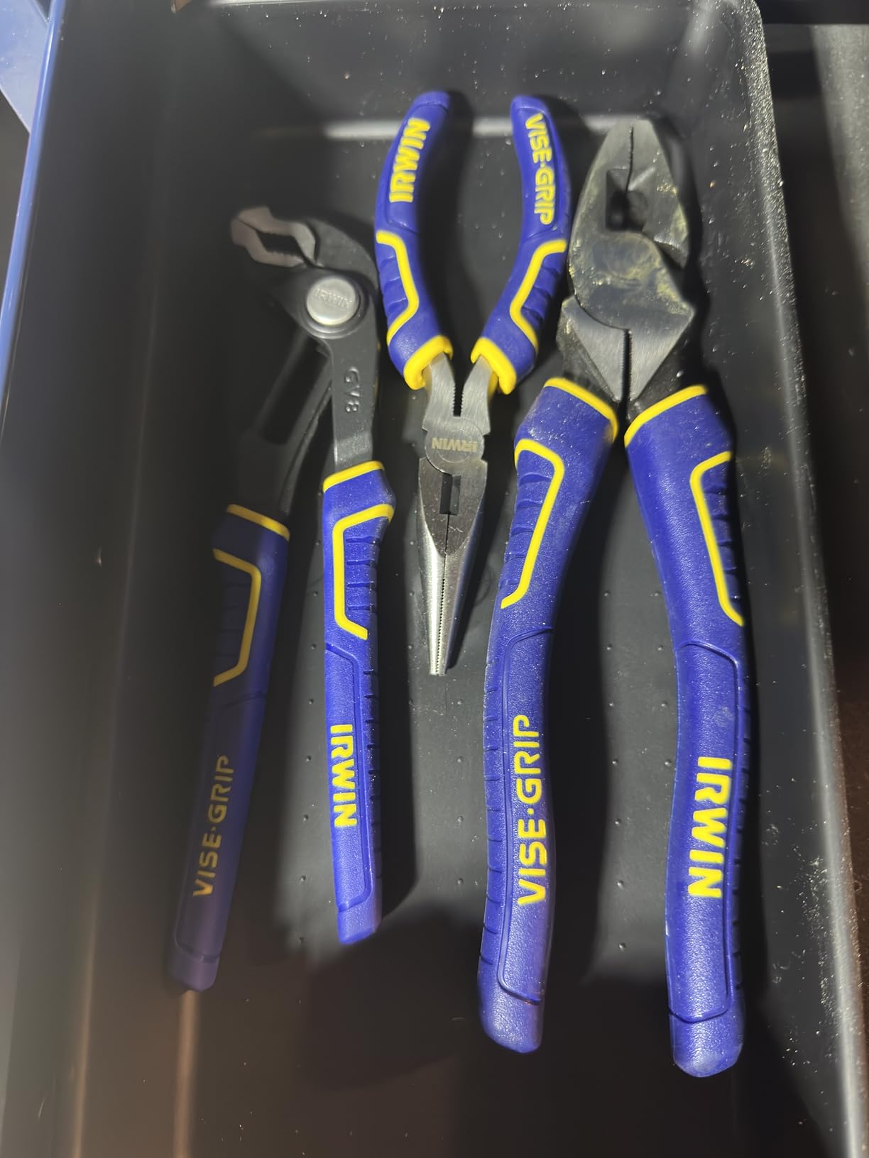 VISE-GRIP V-Jaw Locking Pliers, 8-Inch (2078108), Blue customer photo 1