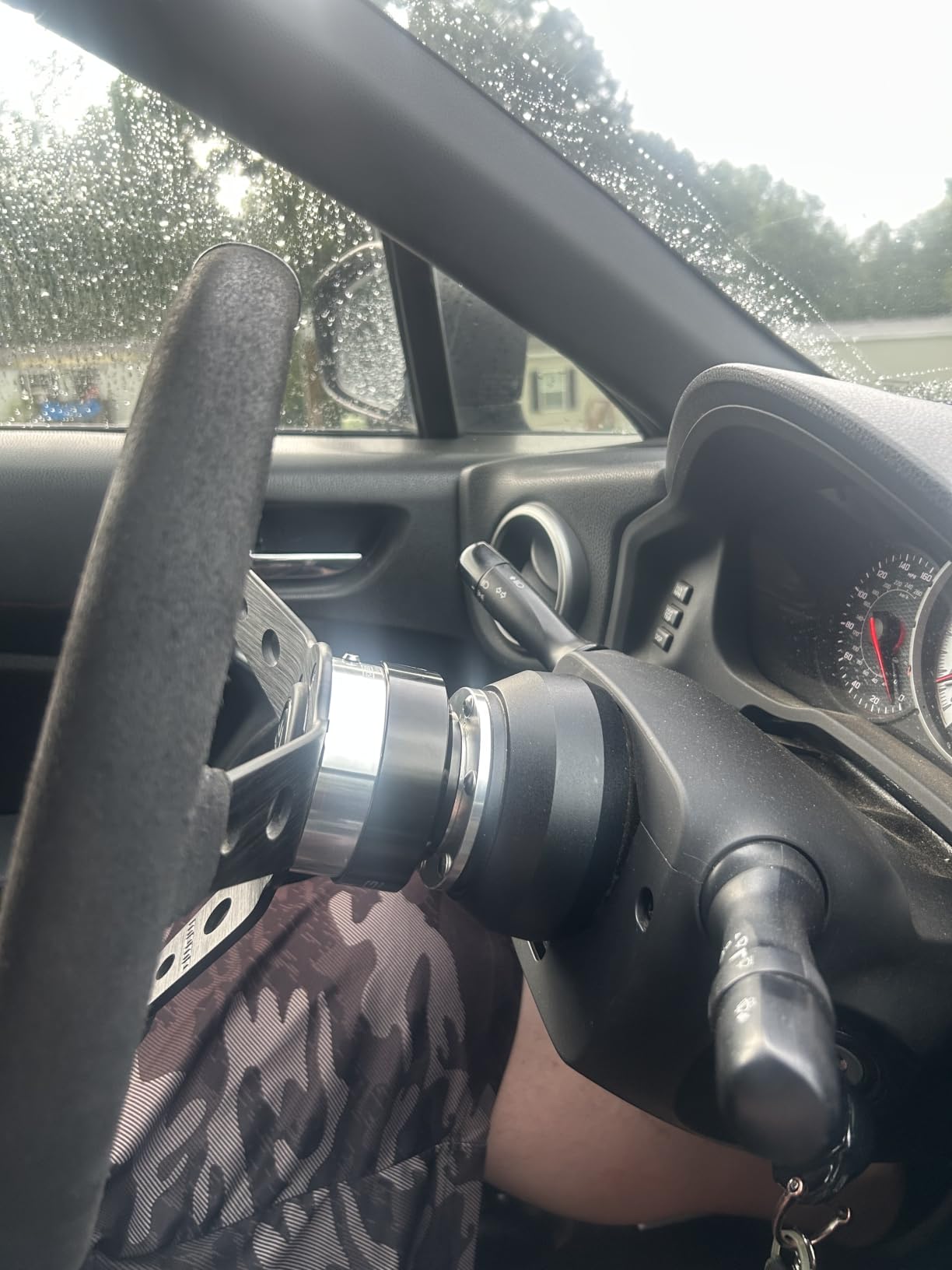 NRG Innovations Gen 1.5 6-Holes Racing Steering Wheel Quick Release Adapter With Mounting Bolts, Titanium Chrome Ring, NRG-SRK-100TI customer photo 2