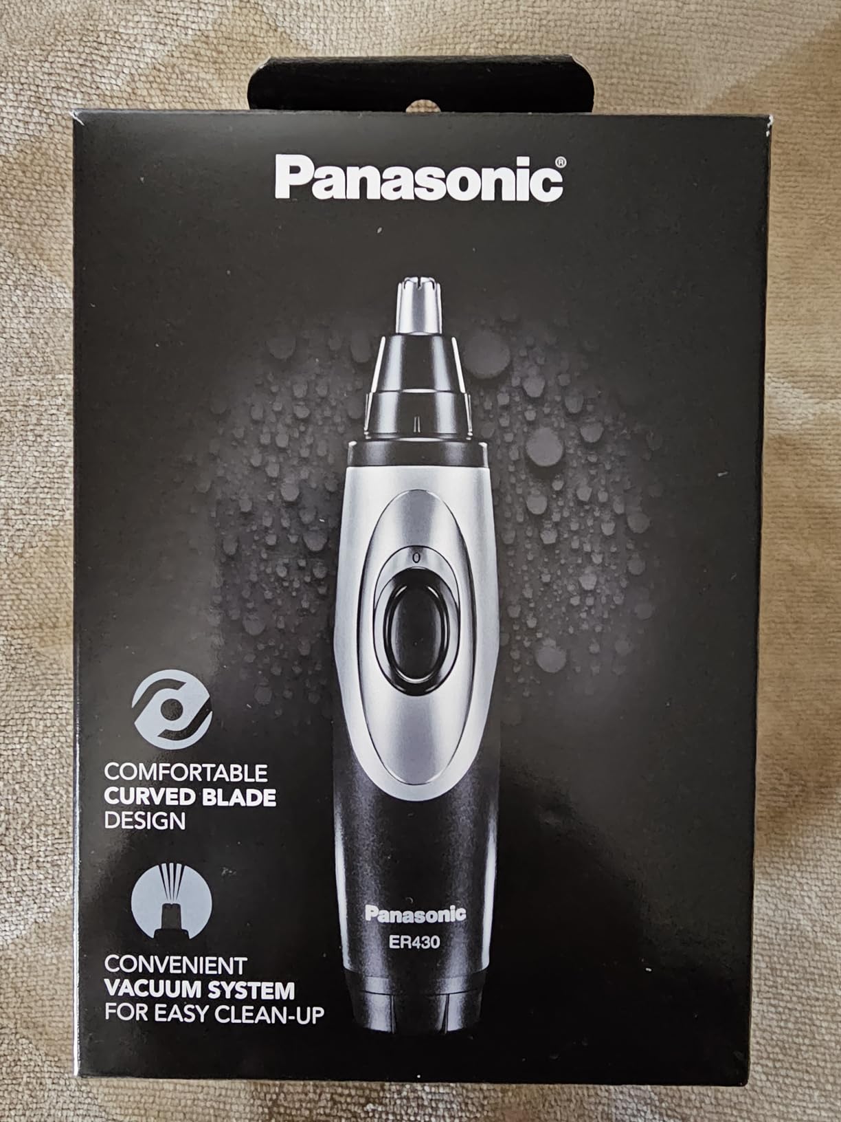 Panasonic ER430K Nose, Ear and Facial Hair Trimmer Wet/Dry with Vacuum Cleaning System customer photo 1