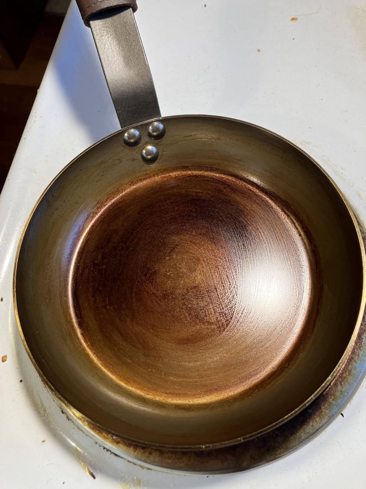 M'Steel Black Carbon Natural Nonstick Frying Pan With Iron Handle, 7.9-in, Suitable For All Cooking Surfaces, Made in France customer photo 2