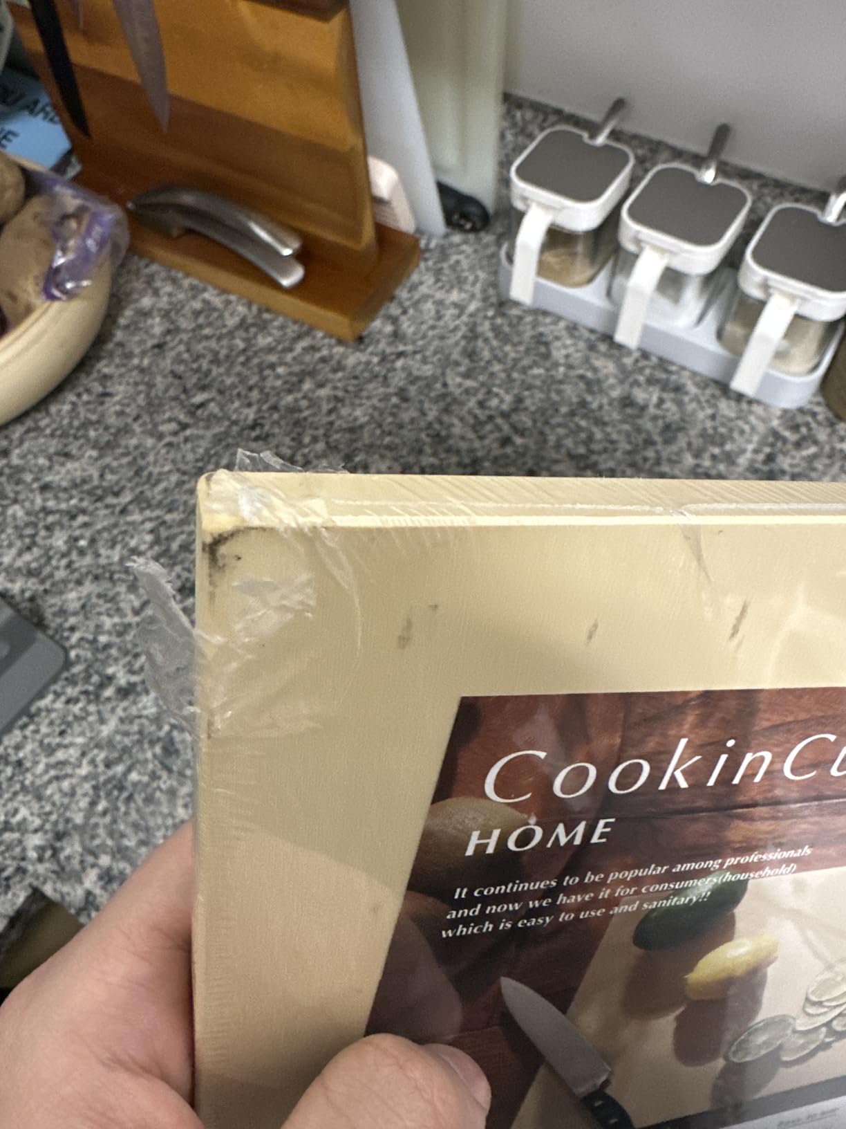 Asahi Cookin Cut Rubber Cutting Board, NE05103, Home Use, Made in Japan LL 16.5 x 9.8 x 0.5 inches customer photo 2
