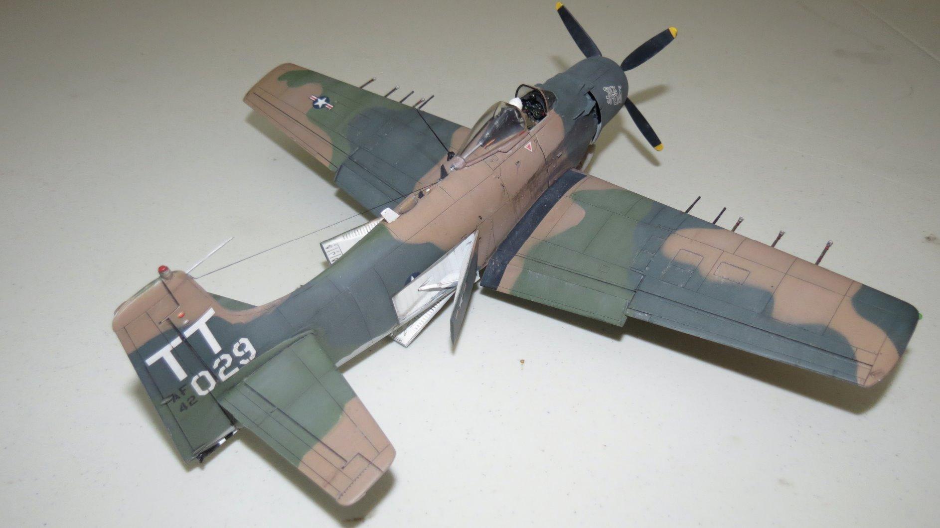 Tamiya 61073 1/48 Douglas A-1J Skyraider USAF Plastic Model Airplane Kit customer photo 1