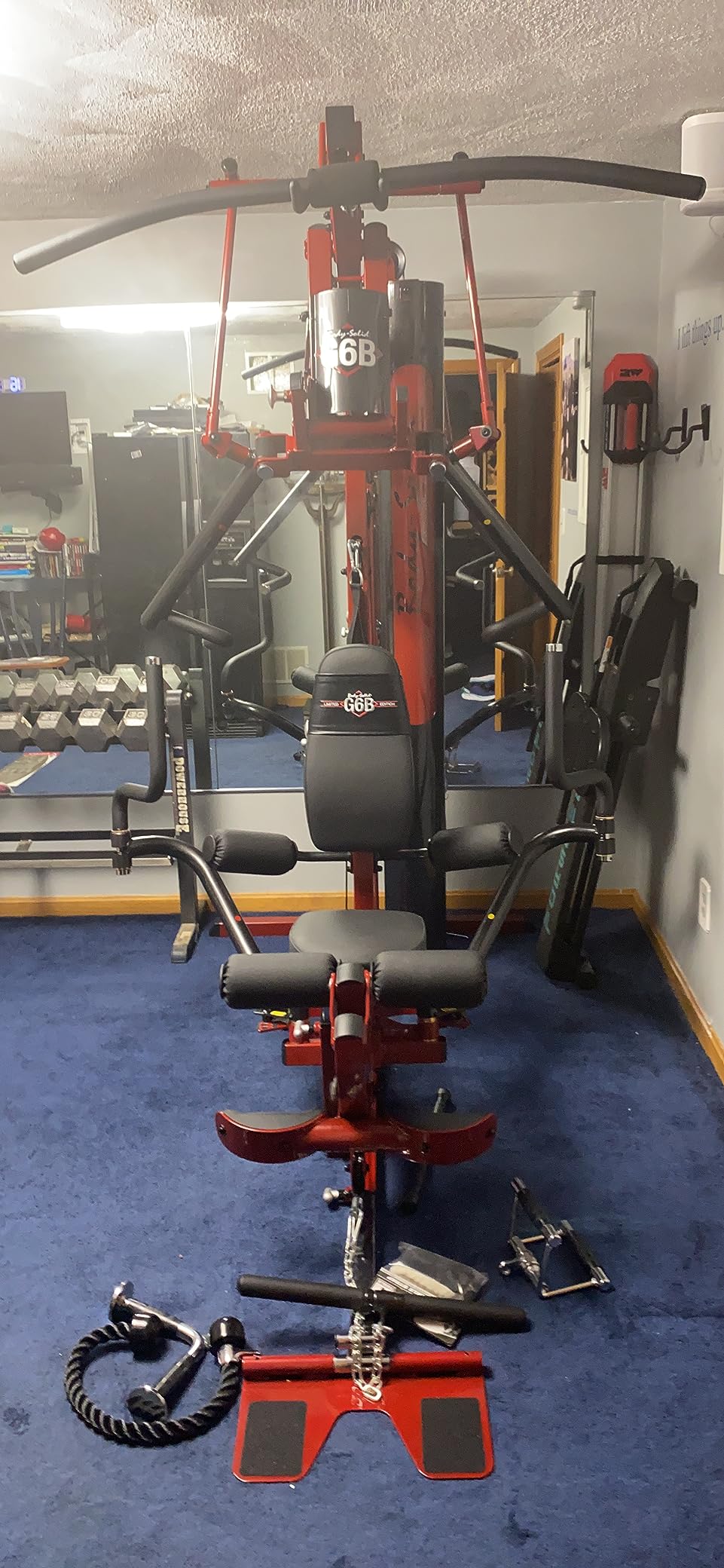 Body-Solid (G6B) Bi-Angular Multi-Station Gym, Arm & Leg Strength Training Equipment, Functional Exercise Workout Station for Weight Lifting and Bodybuilding, 210 lb Weight Stack customer photo 1
