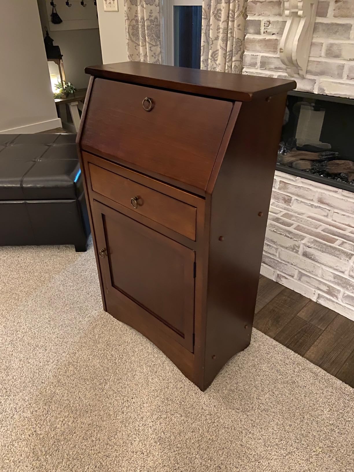Regalia Secretary Desk, Antique Walnut customer photo 1