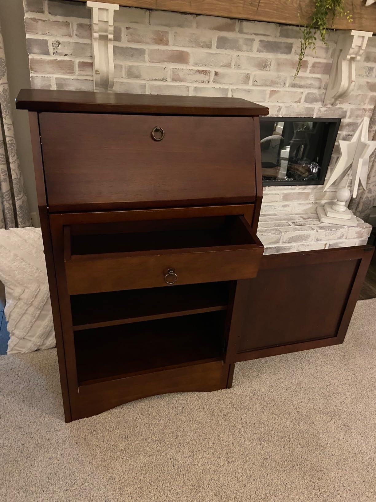 Regalia Secretary Desk, Antique Walnut customer photo 2