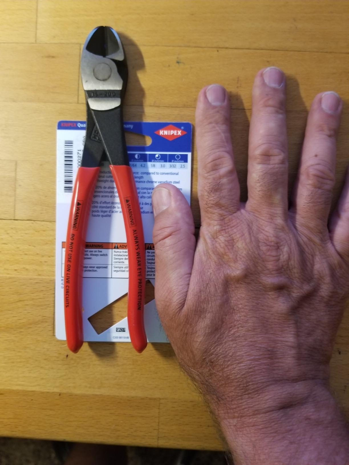 Knipex Tools 74 01 200 SBA 8-Inch High Leverage Diagonal Cutters customer photo 2