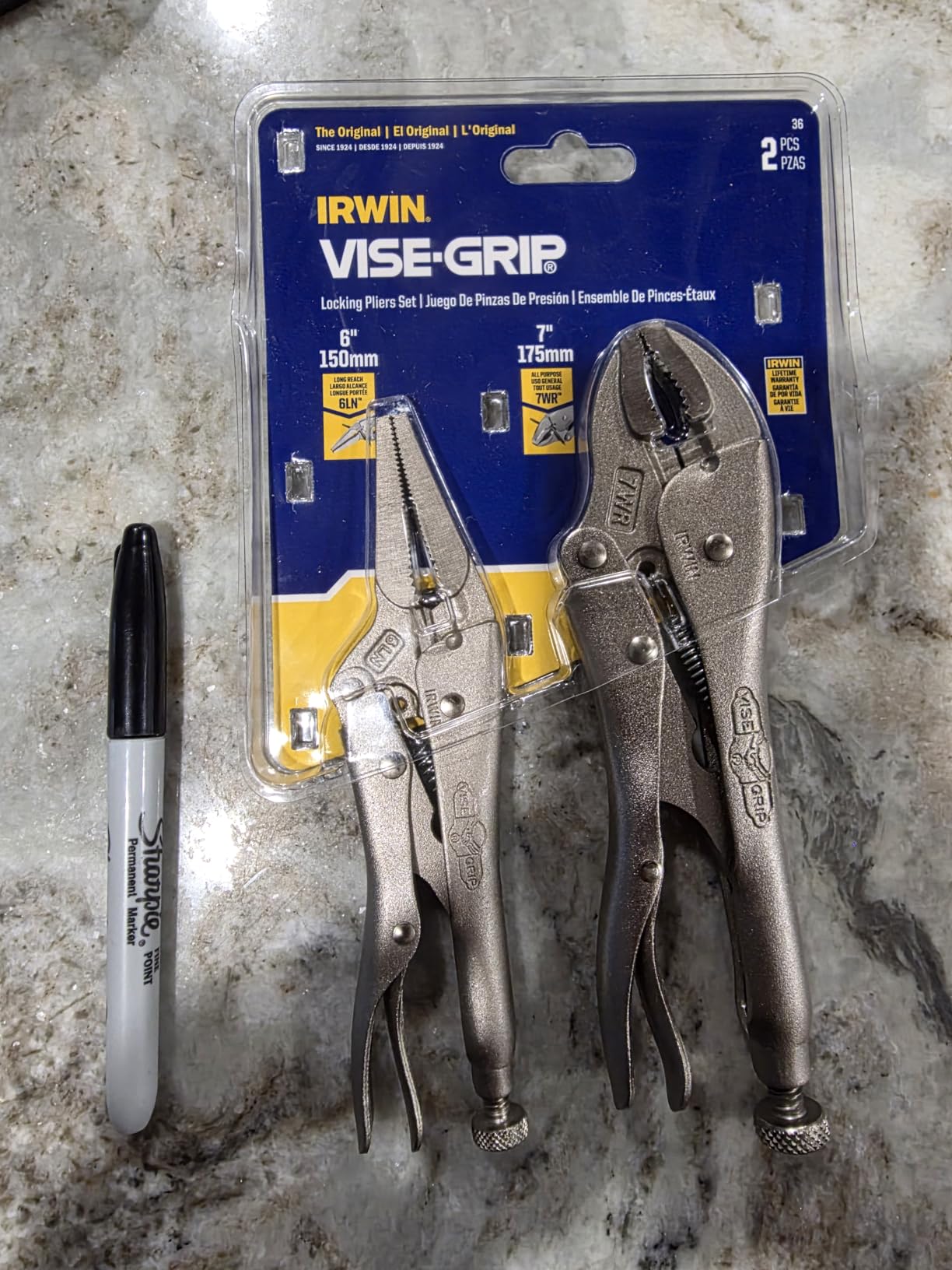 IRWIN Vise-Grip Original Locking Pliers with Wire Cutter Set, 2 Piece, 36 customer photo 1