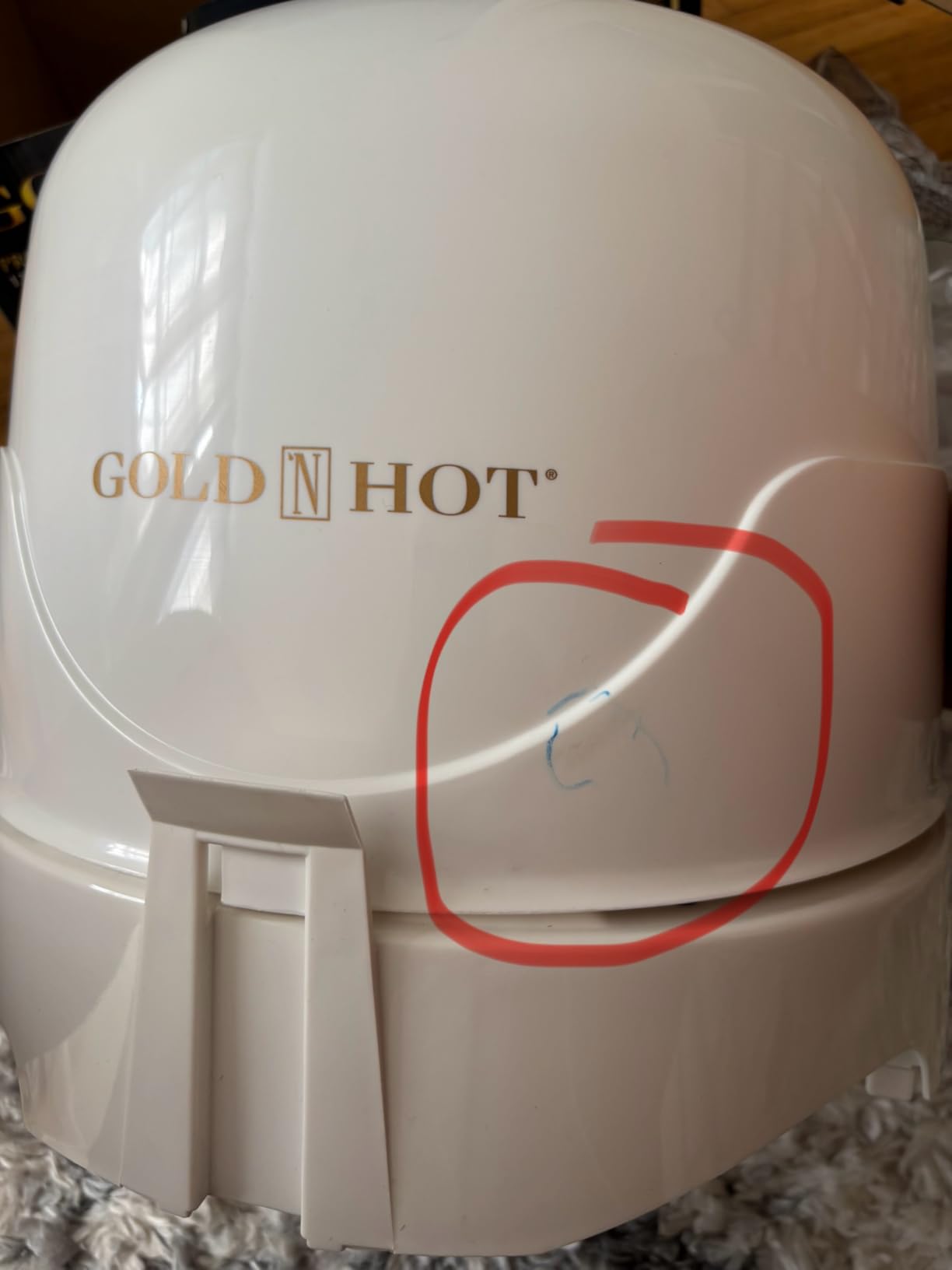 Gold N Hot Professional 1200W Full Hood Hair Dryer | For Roller Sets and Conditioning Treatments customer photo 2